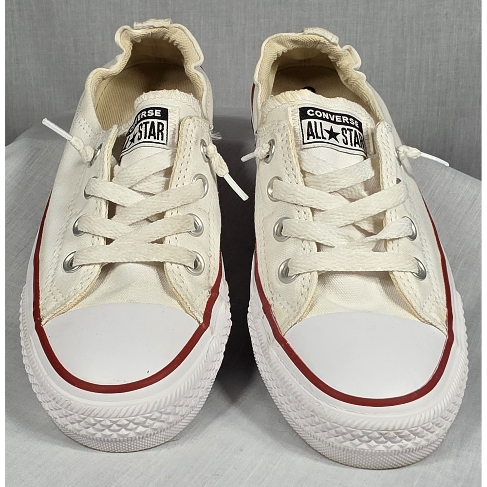 Converse Chuck Taylor All Star Shoreline White Slip-On Sneakers Women's 8 - Picture 9 of 11